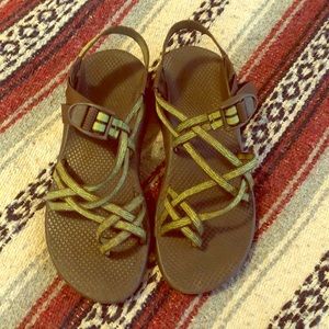 Toe and heel strap Chaco sandals